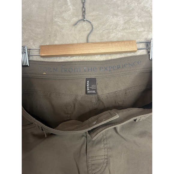 PrAna Brion Men's Short 34W/9L Brown Nylon Elastane‎ - Picture 6 of 9